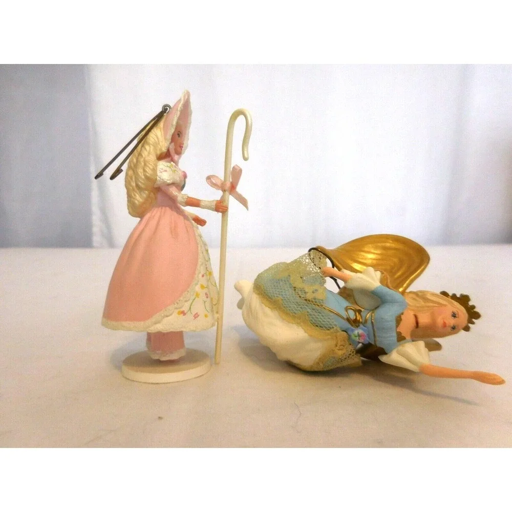 Hallmark Keepsake Ornament 1998 Barbie Little Bo‎ Peep + Barbie Angel